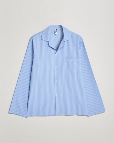 Men | Pyjama Tops | Tekla | Poplin Pyjama Shirt Pin Stripes