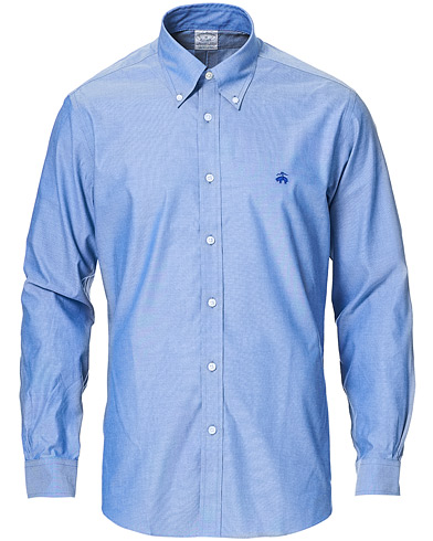 Men | Oxford Shirts | Brooks Brothers | Regent Fit Oxford Pinpoint Shirt Light Blue