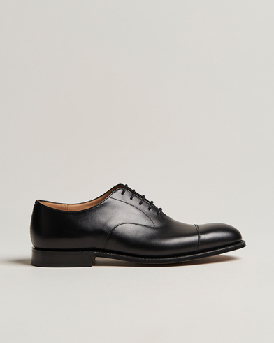 Handmade Shoes |  Consul Calf Leather Oxford Black