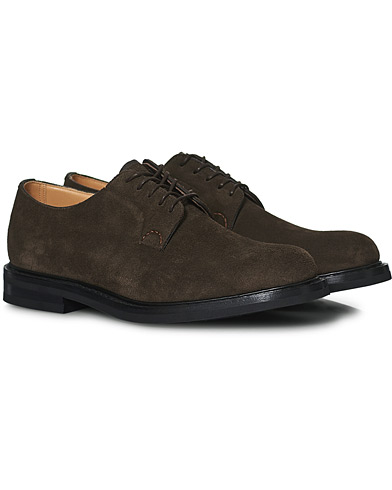 Derby Shoes |  Shannon Suede Derby Brown