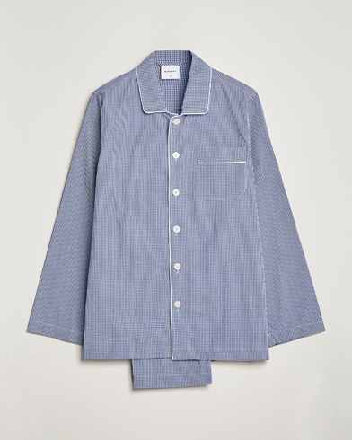 Men | Lifestyle | Nufferton | Alf Checked Pyjama Set Blue/White
