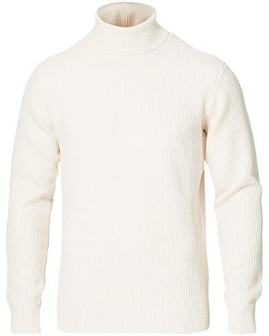  |  Ullo Ribbed Knitted Rollneck Open White