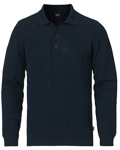  |  Ullex Knitted Polo Dark Blue