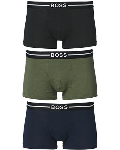  |  3-Pack Trunk Boxer Shorts Black/Green/Navy