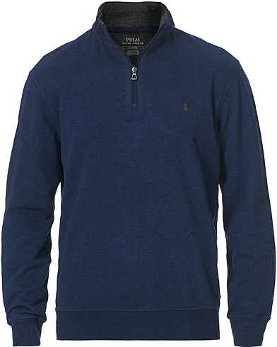 Men |  | Polo Ralph Lauren | Double Knit Half-Zip Sweater Spring Navy Heather