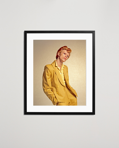Men | Home | Sonic Editions | Framed David Bowie In Yellow Suit 