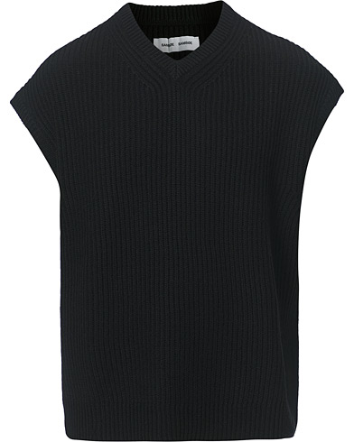  |  Anders Knitted Wool Vest Black