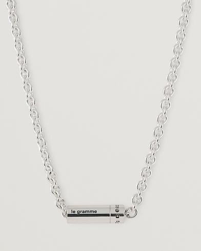 Men | Necklace | LE GRAMME | Chain Cable Necklace Sterling Silver 27g