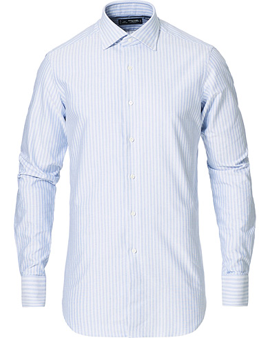  Slim Fit Striped Oxford Shirt Blue/White