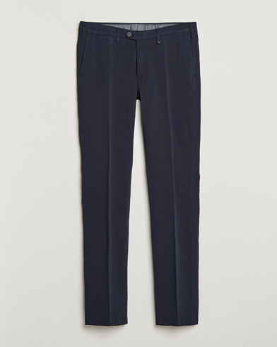 Men | Canali | Canali | Cotton Stretch Chinos Navy