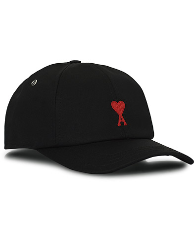 Hats & Caps |  Heart Logo Baseball Cap Black