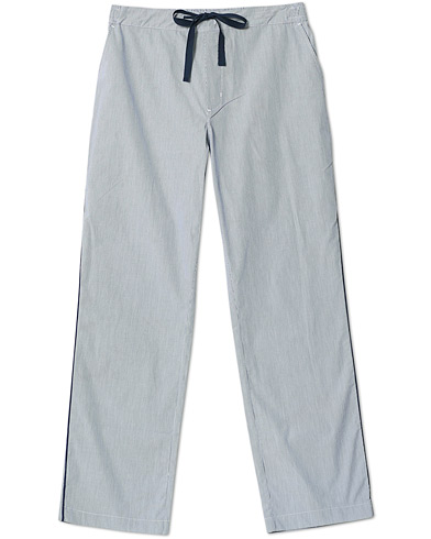 Pyjamas |  Alfred Relaxed Cotton Lounge Shorts Navy/White Stripe