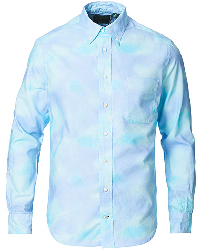 Men |  | Gitman Vintage | Button Down Candy Dyed Oxford Shirt  Blue