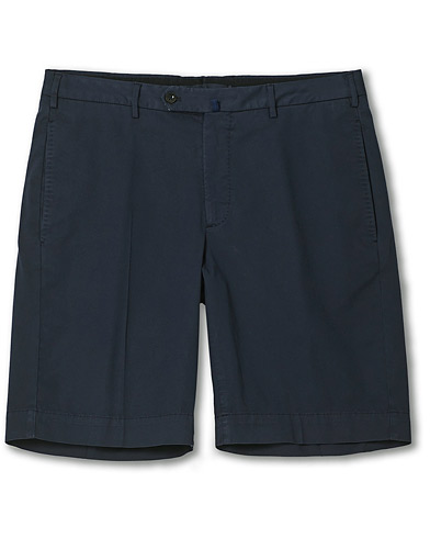 Men |  | Incotex | Cotton Stretch Shorts Navy