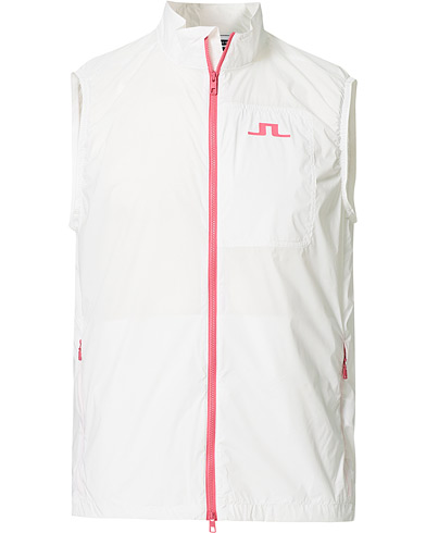 Men |  | J.Lindeberg | Ash Light Packable Golf Vest White