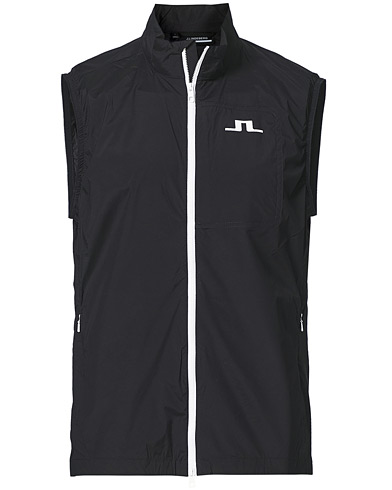 Men |  | J.Lindeberg | Ash Light Packable Golf Vest Black