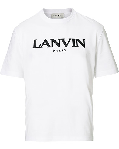 Men |  | Lanvin | Embroidered Logo T-Shirt White