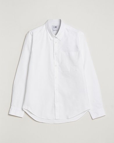 Men | Oxford Shirts | NN07 | Arne Button Down Oxford Shirt White