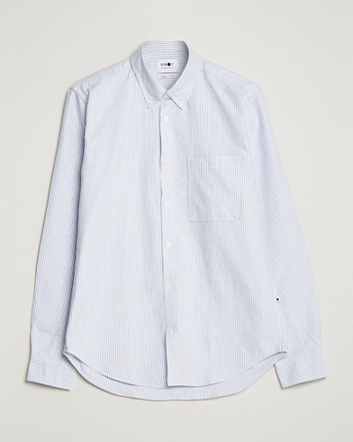 Men |  | NN07 | Arne Button Down Oxford Shirt Blue/White