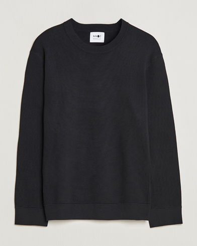 Men |  | NN07 | Luis Knitted Crew Neck Sweater Black