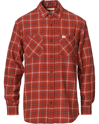 Flannel Shirts |  Filip Lumber Light Flannel Shirt Poppy Red
