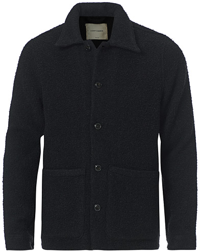 Shirt Jackets |  Rugged Wool Overshirt Charcoal