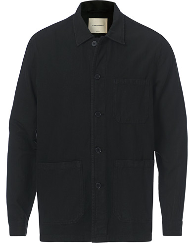 Shirt Jackets |  Original Herringbone Overshirt Black