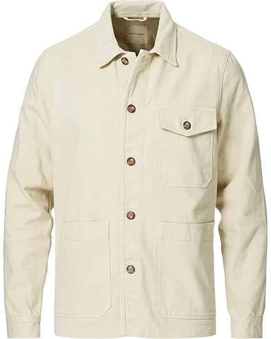 Men | An Overshirt Occasion | A Day's March | Sturdy Twill Patch Pocket Overshirt Desert