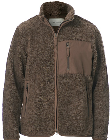 Recycled Menswear |  Granån Recycled Fleece Jacket Mole