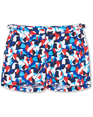 Men | Swimwear | Orlebar Brown | Setter Moissan Printed Swim Shorts Red/Blue