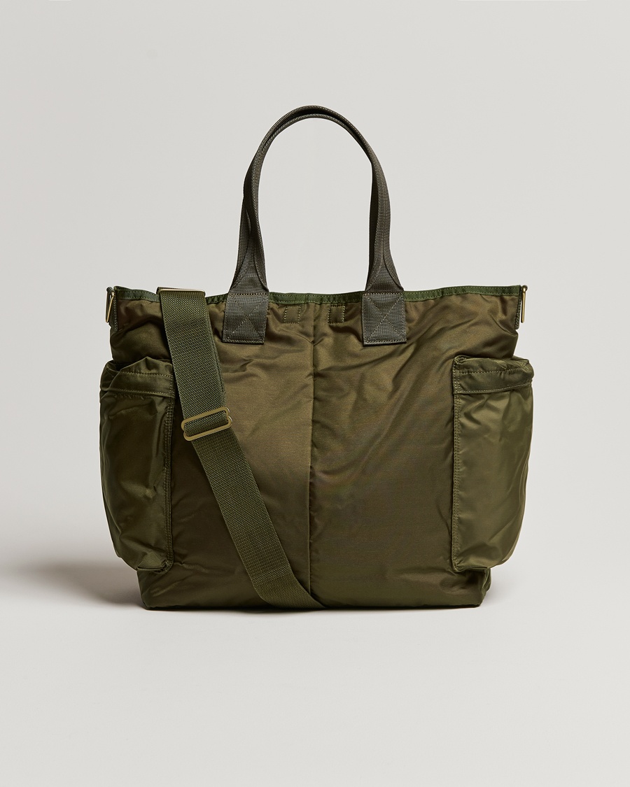 Porter-Yoshida & Co. Force 2Way Tote Bag Olive Drab – Green