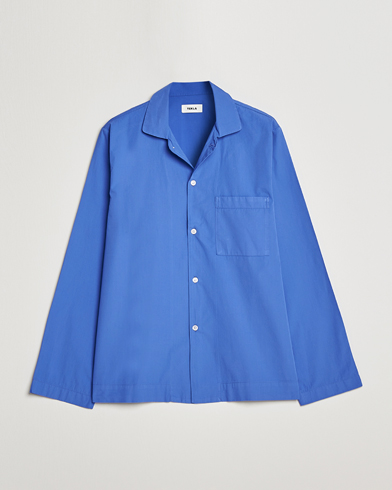 Men |  | Tekla | Poplin Pyjama Shirt Royal Blue