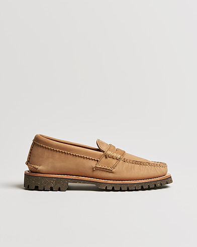 Summer Shoes |  Handsewn Cortina Sole Loafer Brown Suede