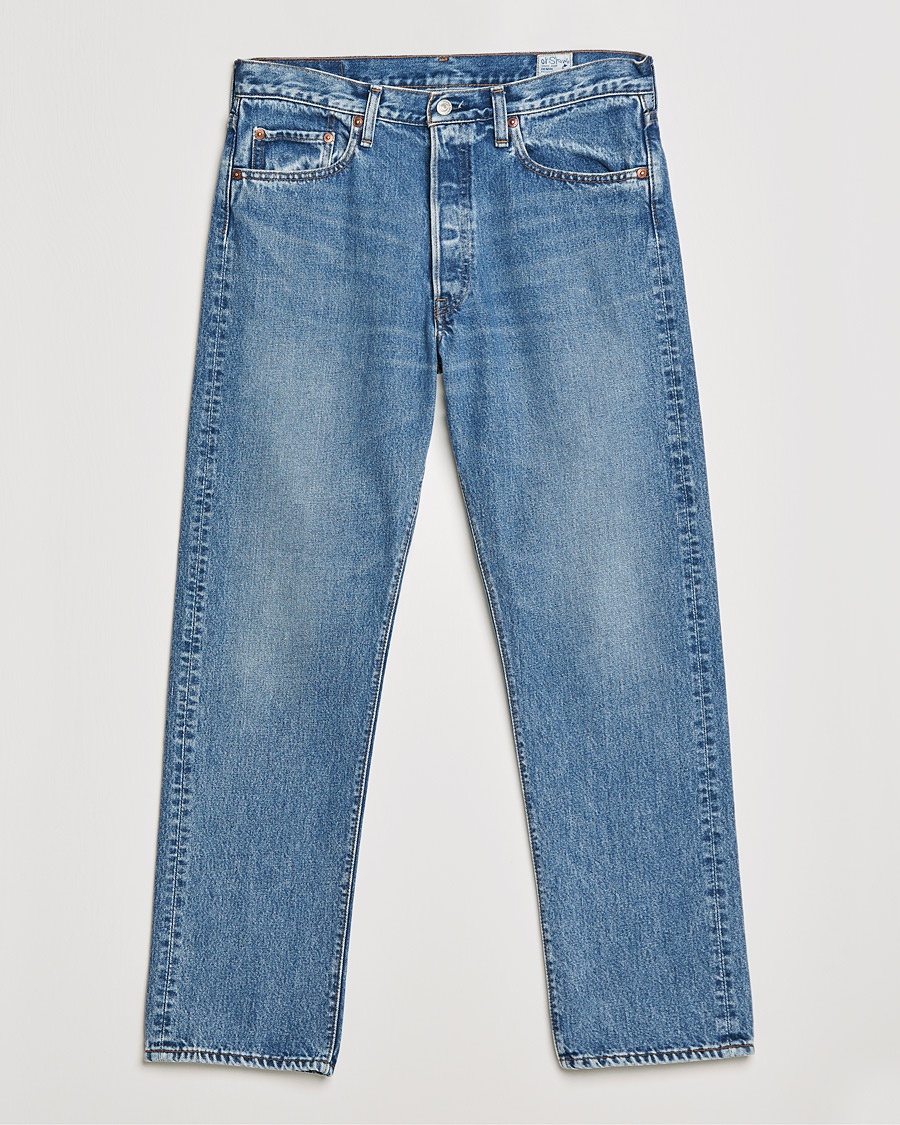 orSlow Straight Fit 105 Selvedge Jeans Denim Used – Blue