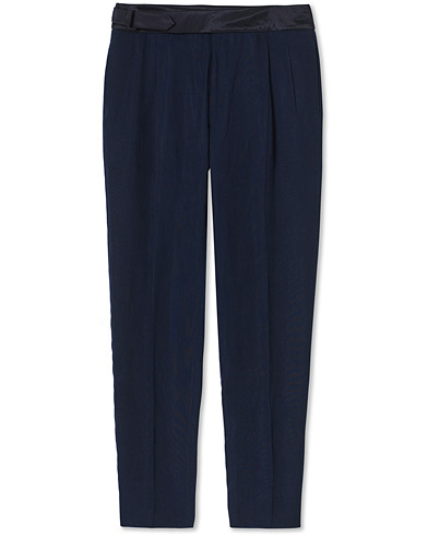 Tuxedo Trousers |  Soft Evening Trousers Navy