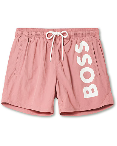 Men | Swimwear | BOSS | Octopus Logo Swimtrunks Open Pink
