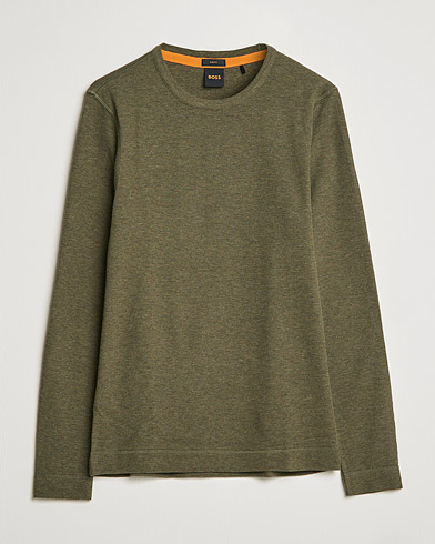 Men | Sweaters & Knitwear | BOSS Casual | Tempest Sweater Dark Green