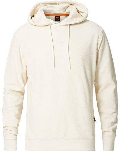 The Terry Collection |  Wetowel Terry Hoodie Open White