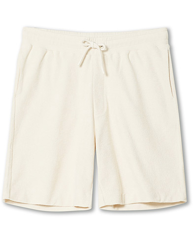 The Terry Collection |  Setowel Terry Sweatshorts Open White