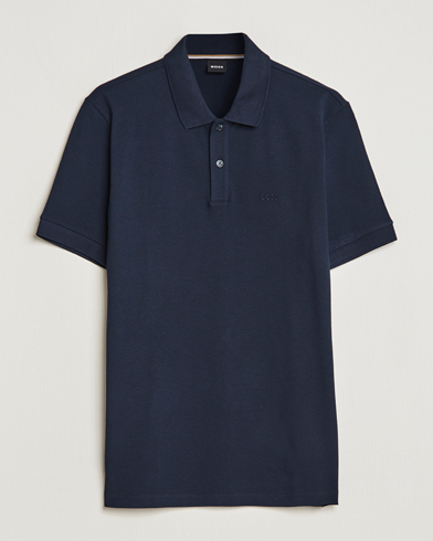Men | Short Sleeve Polo Shirts | BOSS | Pallas Polo Dark Blue