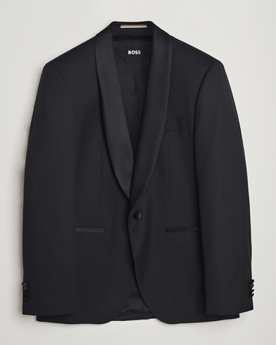Men | Tuxedo Jackets | BOSS BLACK | Jeckson Shawl Tuxedo Blazer Black