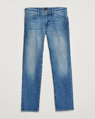 Men | BOSS | BOSS Casual | Maine Regular Fit Stretch Jeans Bright Blue