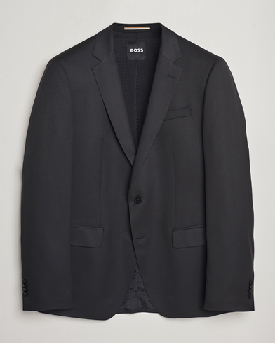 Men |  | BOSS BLACK | Huge Slim Fit Wool Blazer Black