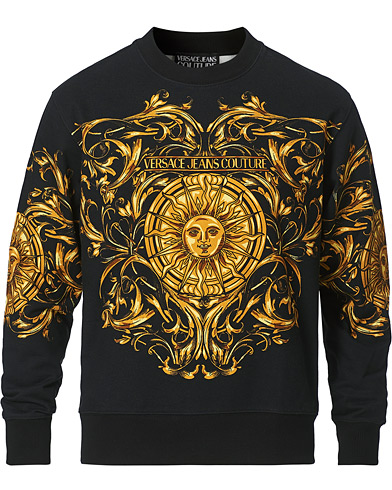 Men |  | Versace Jeans Couture | Baroque Sun Sweatshirt Black