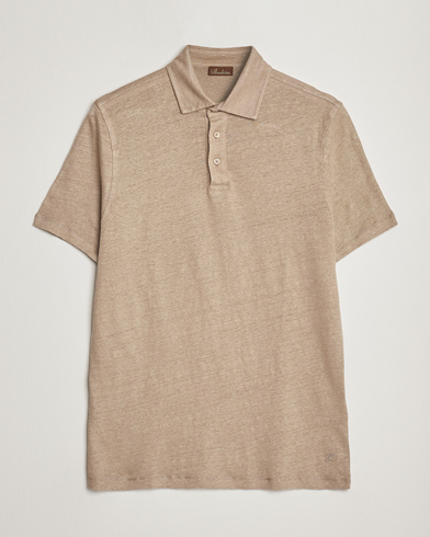  |  Linen Polo Shirt Beige