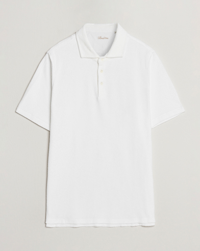 Men |  | Stenströms | Terry Cotton Poloshirt White