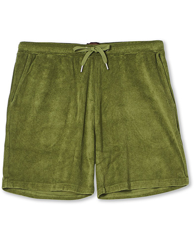 Men |  | Stenströms | Towelling Cotton Shorts Green