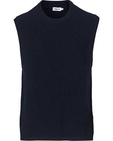 Pullovers |  Gerald Vest Navy