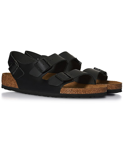 Men | The Summer Collection | BIRKENSTOCK | Milano Classic Footbed Black Leather