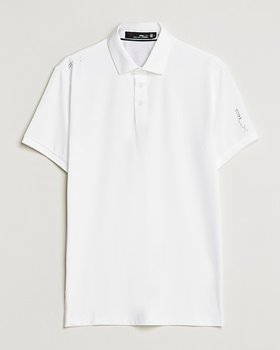 Men | Short Sleeve Polo Shirts | RLX Ralph Lauren | Airflow Active Jersey Polo Ceramic White